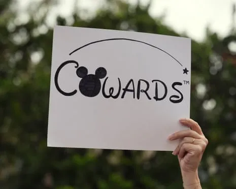 Numerous Rally In Front Of Disney HQ Regarding ‘Authoritarian’ Kimmel Show Removal